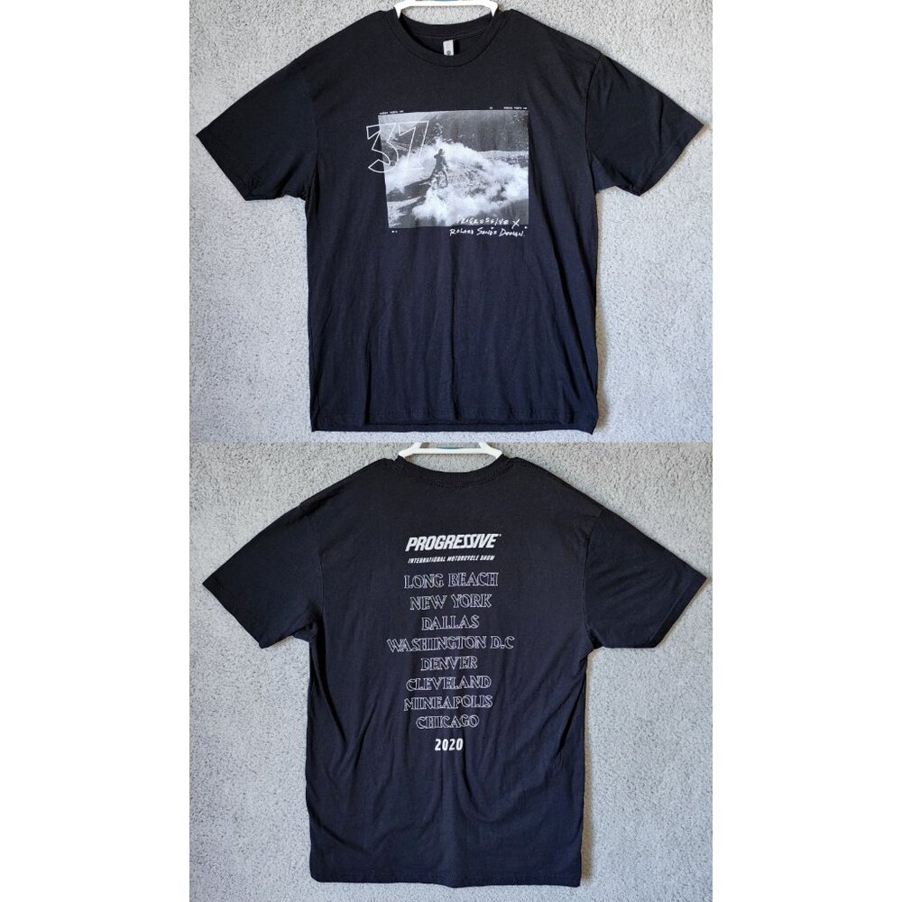 Progressive X Roland Sands Design International Motorcycle Show 2020 T Shirt XL